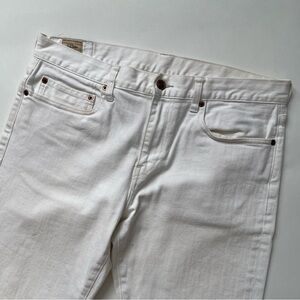 J. Crew Men's Slim Jeans in White